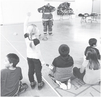 Cub Scouts Learning Fire Safety