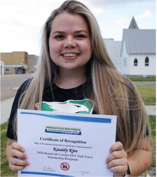 Kjos Named DUI Task Force  Scholarship Winner