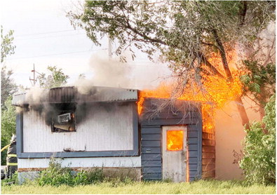 Mobile Home Burns