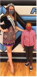 Miss Teen  Montana Visits  Frazer School