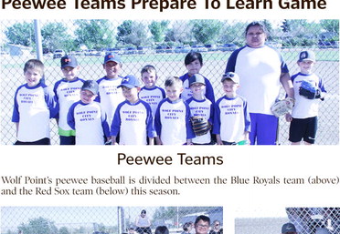 Peewee Teams Prepare To Learn Game