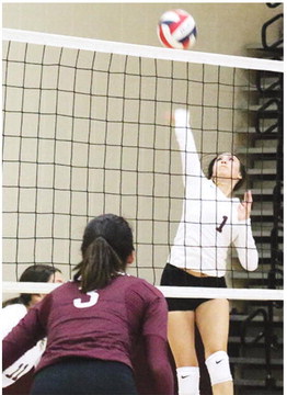 Lady Wolves Hold  Volleyball Scrimmage