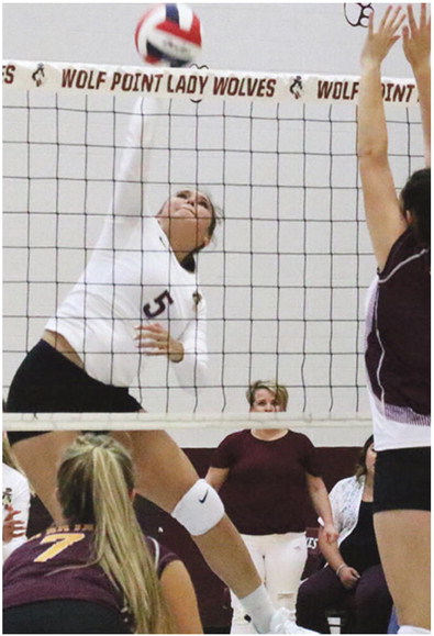 Lady Wolves Score Volleyball Victory Over Baker Squad