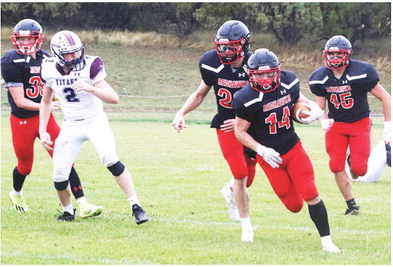 Red Hawks Outscore Titans