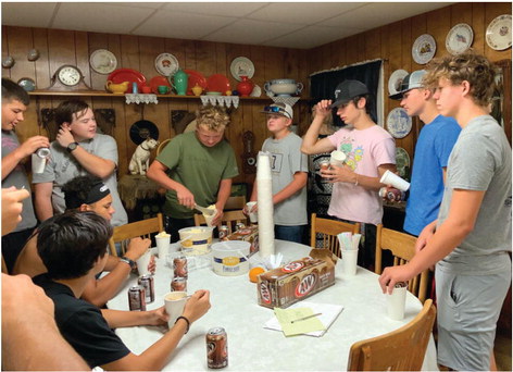 Culbertson Football Volunteers At Museum