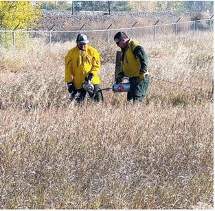 Fire Department Trains  On Controlled Burns