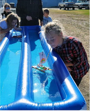Culbertson Scouts Host  Raingutter Regatta