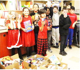 Frontier Students  Take Part In Food Drive