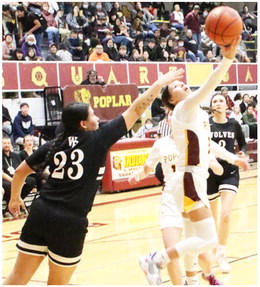 Lady Wolves Fight Off Poplar Squad By 68-57 Final Margin