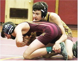 Poplar Wrestlers Compete During Mixer In Circle