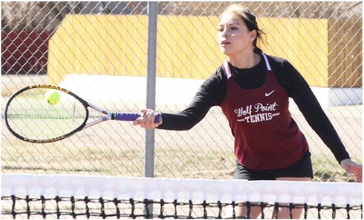 Wolves Battle Forsyth In Home Tennis Action