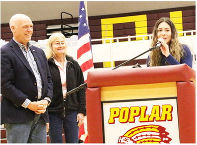 Poplar Athlete Receives Spirit Of Montana Award