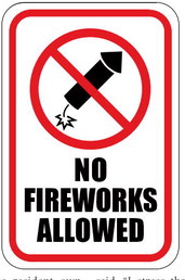 Remember It’s Illegal To  Shoot Fireworks In City