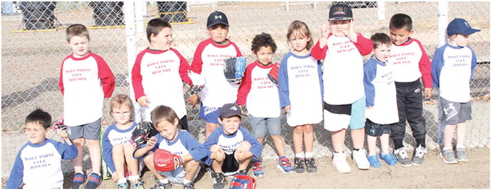 T-Ball 
	The Wolf Point Royals ….