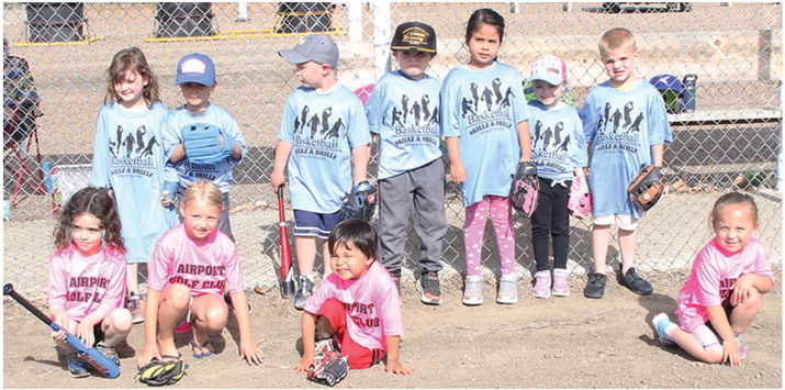 T-Ball 
	Players on the Airport ….