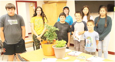 Area Students Learning  About Eating Their Garden