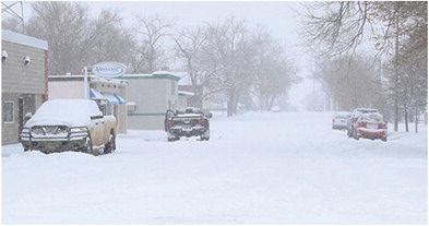 First Winter Blast Hits Area First Winter Blast Hits Area