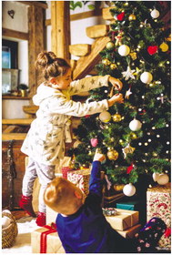 Simple ways to involve kids in holiday decorating