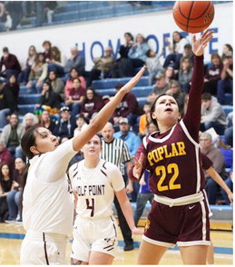 Poplar Girls Advance With Win Over Harlem Poplar Girls Advance With Win Over Harlem