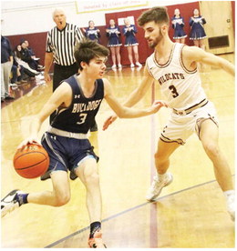 Bainville Boys Stop Circle, 59-51, In Conference Play