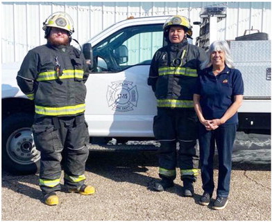 Elks Assists Area Fire Departments