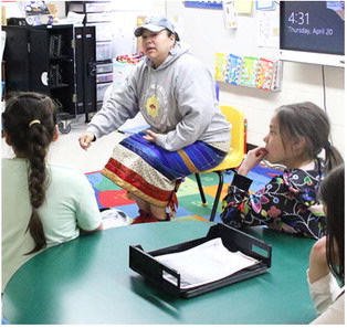 After-school Students Experience  Language Class In Wolf Point