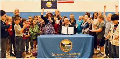 Governor Joins Students To Designate  Huckleberry As Montana’s State Fruit