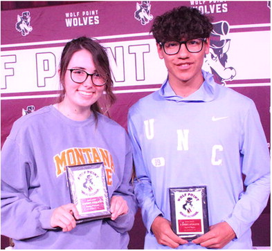 Wolf Point Athletes Receive Season Awards Wolf Point Athletes Receive Season Awards