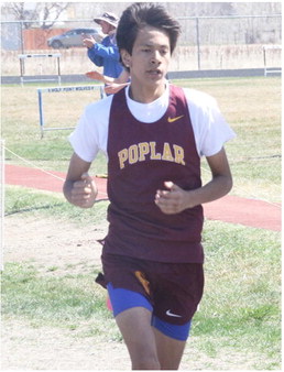 Indians Score At Sidney Track Meet
