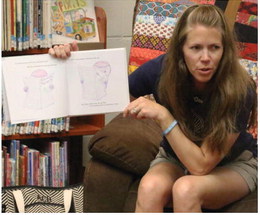 Author Shares Book With Children Author Shares Book With Children