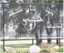 New Sign Added At Stampede Grounds New Sign Added At Stampede Grounds