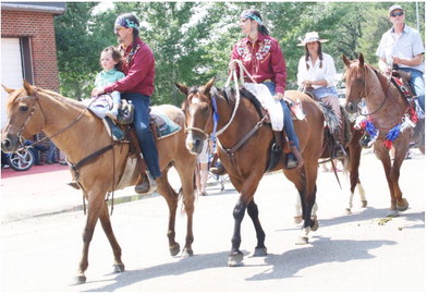 Wolf Point Stampede Crowd Watches Large Parades