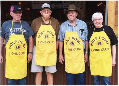 Lions Serving Breakfast