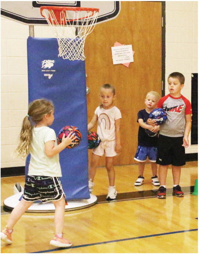 Kindergarten Players Practice Skills