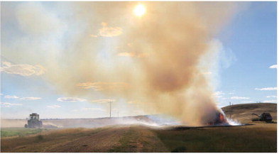 Hay Stack Fire