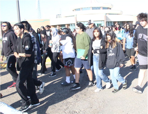 Students Show They Care During Special Walk