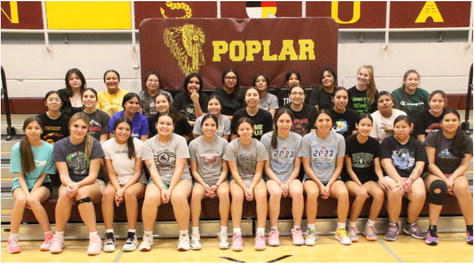 Poplar Girls’ Basketball Team Shoots To Contend in District 2B