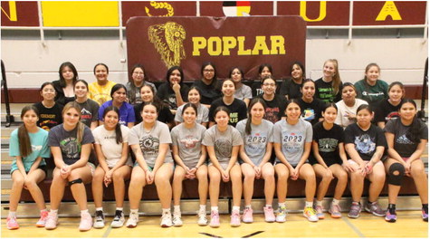 Poplar Girls’ Basketball Team Shoots To Contend in District 2B Poplar Girls’ Basketball Team Shoots To Contend in District 2B