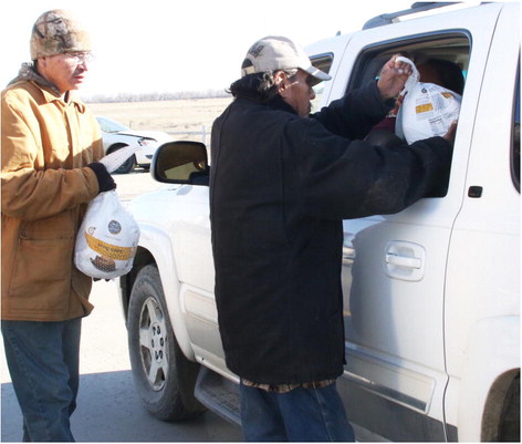 Elders Program Provides Turkeys