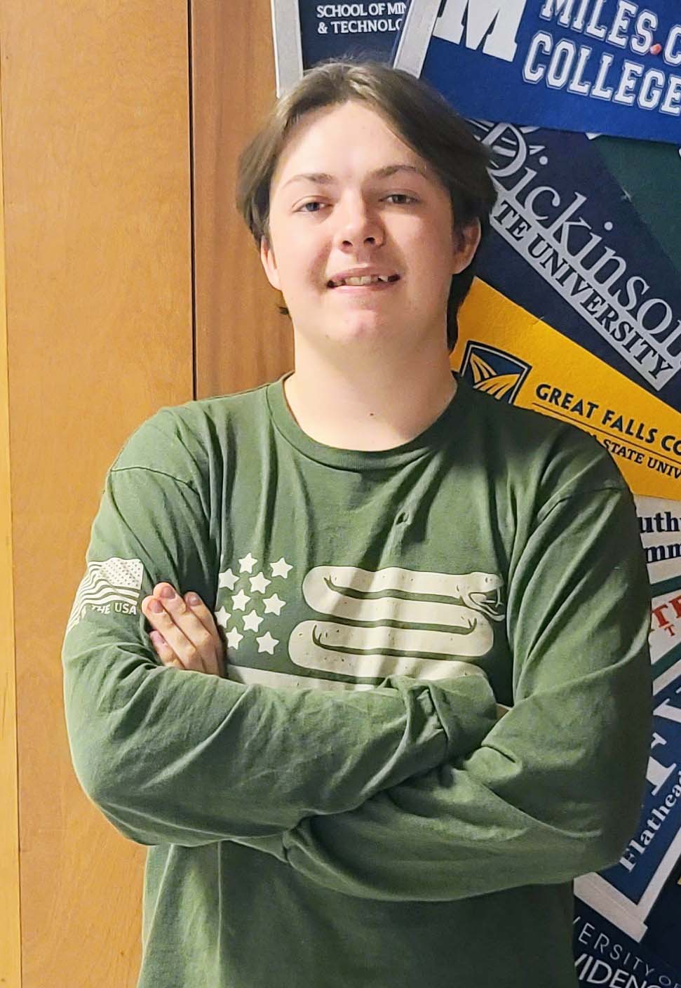 Senior Profile Poser Drives To Be His Best