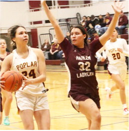 Poplar Girls Knock Off Harlem In District 2B League Battle Poplar Girls Knock Off Harlem In District 2B League Battle