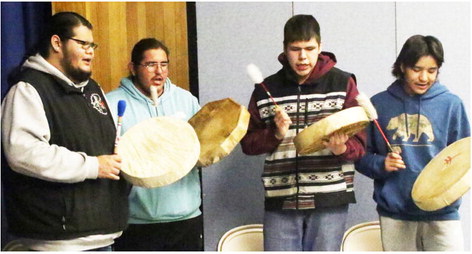 Frontier Holds Buffalo Feed As  Part Of Native American Studies