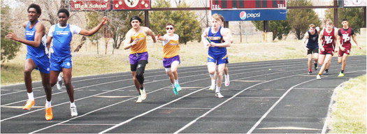 Wolves Compete On Home Track  At Scobey Invitational Meet