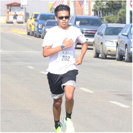 Athletes Take Part In Wolf Point’s Human Stampede