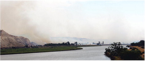 Winds Fuel Lightning Fire Near Culbertson
