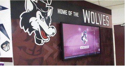 Touchwall Added At Wolf Point High School Touchwall Added At Wolf Point High School