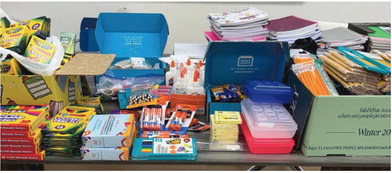 Optimists Gather School Supplies, Hold Ice Cream Social Optimists Gather School Supplies, Hold Ice Cream Social