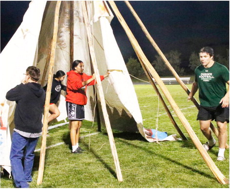 Tribal Health Effort Students Race During First Tipi Challenge Tribal Health Effort Students Race During First Tipi Challenge
