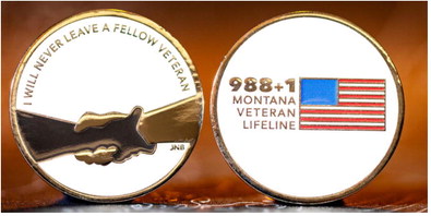 988+1 Veteran Coins Designed To Prevent Suicide 988+1 Veteran Coins Designed To Prevent Suicide