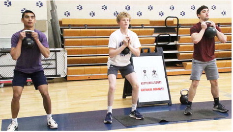 Bainville Students Attempt Warrior Fit Challenge